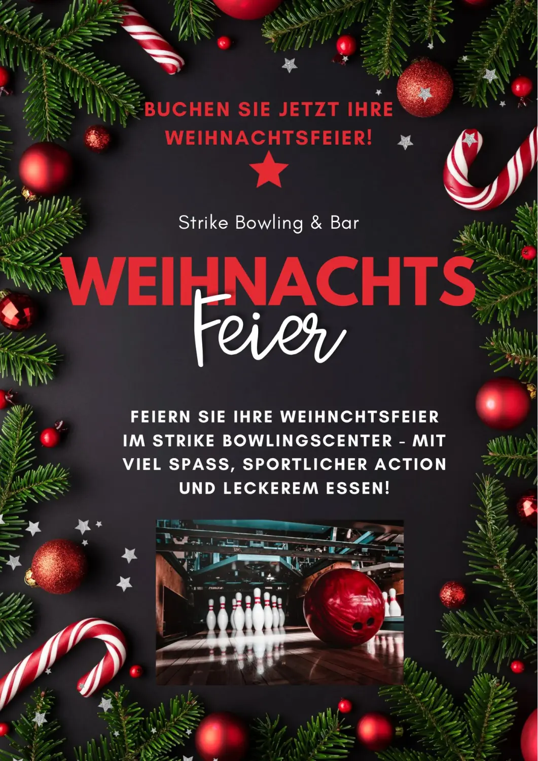 Strike Bowling & Bar - Weihnachtsfeier 